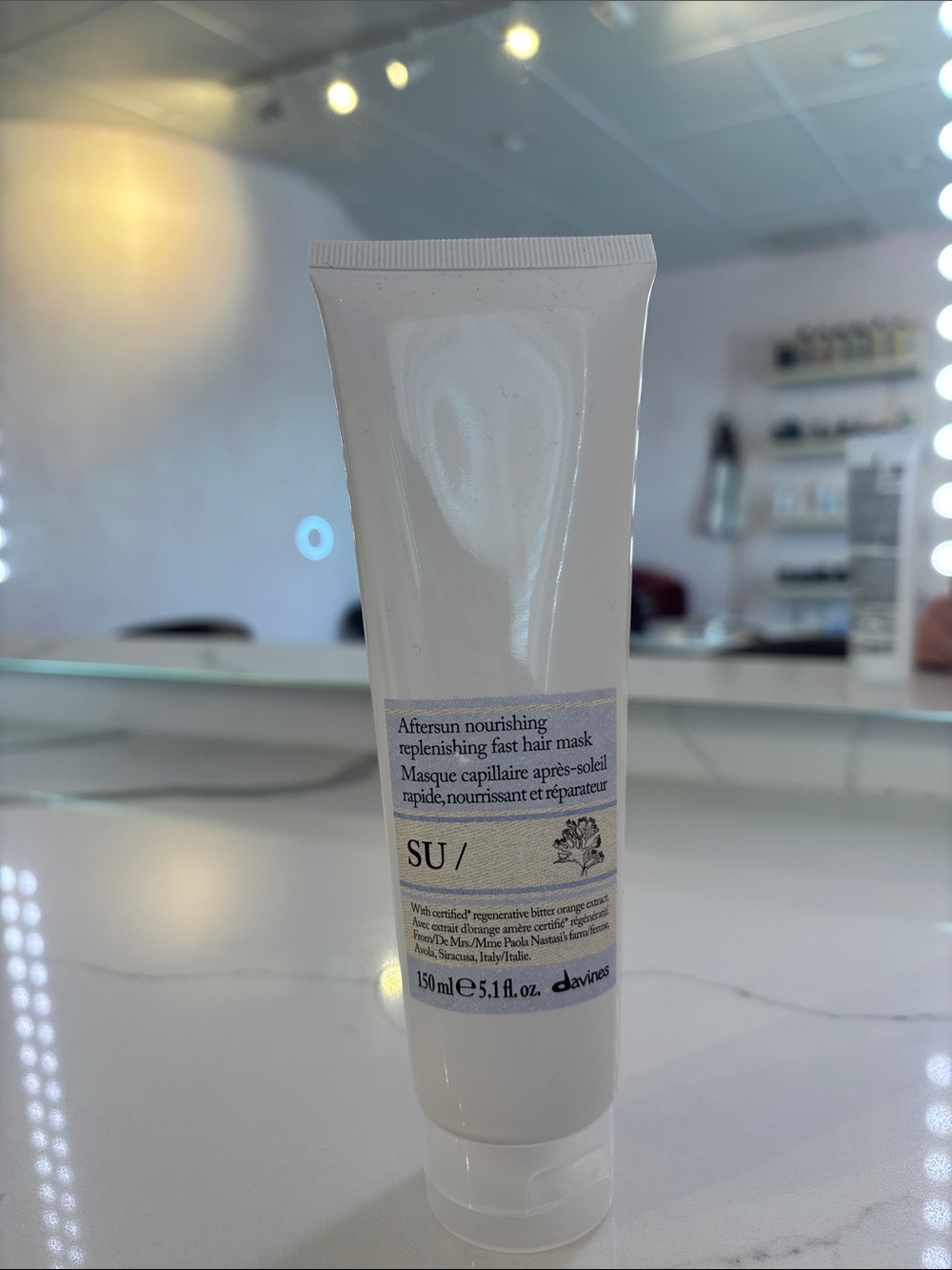 Davines SU AfterSun Hair Mask — White